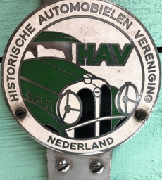 [4-00074] Badge Historische automobielen vereniging Nederland